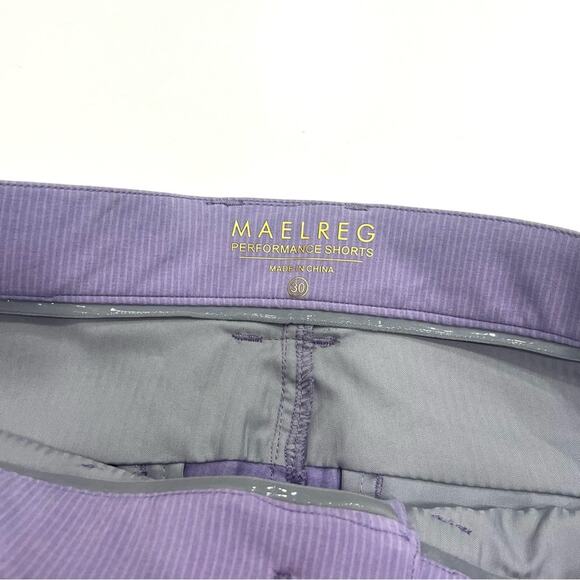 Maelreg Performance Proflex LAVENDER Shorts Golf Sports Stretch SPF 30+ NWT 30 - Picture 6 of 9